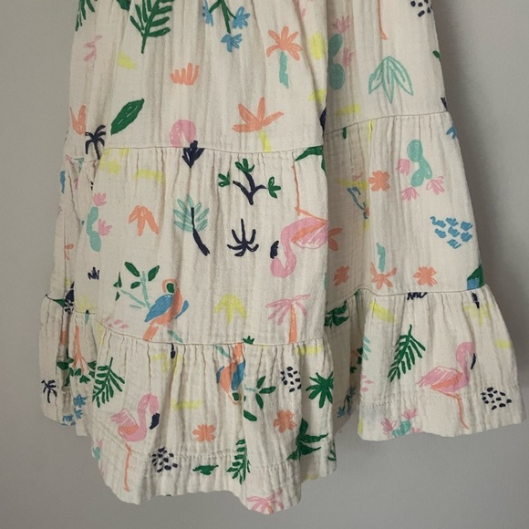 Hanna Andersson Multicolor Tropical Print Kids Dress - Picture 2 of 6